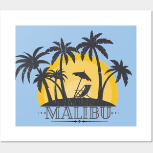 Malibu Sunset Posters and Art